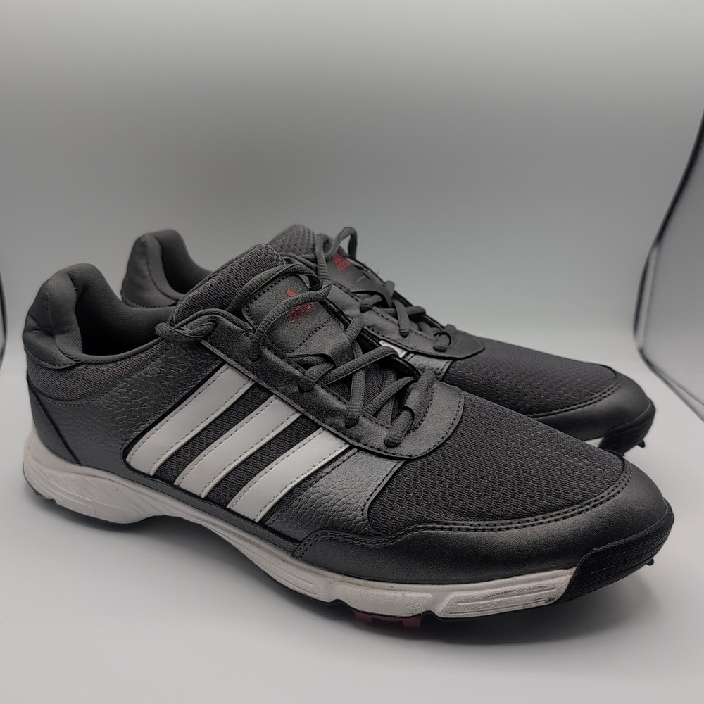 Adidas Tech Response 4.0 Golf Shoes Mens Size 11.5 Gray White F33551 EUC